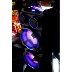 Kolumna mobilna z LED i mikrofonem, Ibiza, STANDUP-DJ-MKII